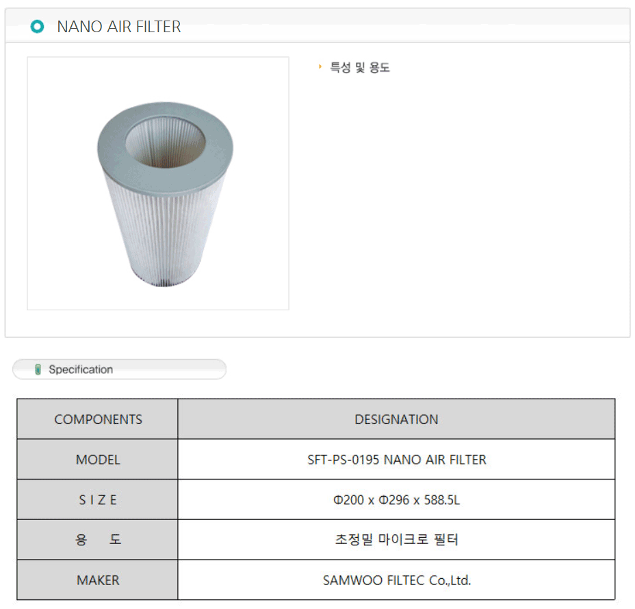 NANO AIR FILTER
